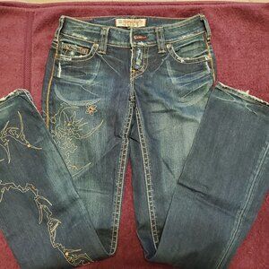 1921 Western Glove Works blue jeans size 27/34